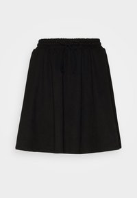 VISUDAS SHORT SKIRT - A-Linien-Rock - black