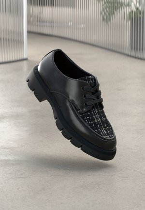 Lace-ups - black/gold-coloured