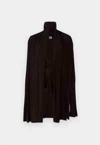 SCARF CARDIGAN - Cardigan - brown