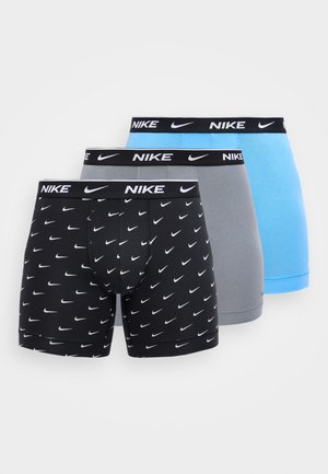 BRIEF 3 PACK - Pitkälahkeiset bokserit - cool grey/uni blue