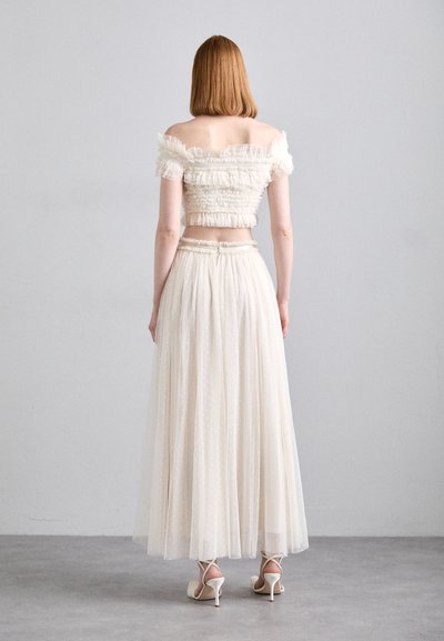 Needle & Thread KISSES ANKLE SKIRT - Jupe longue - cream