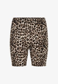 Selected, feather gray leo print