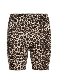 KASALLY - Shorts - feather gray leo print