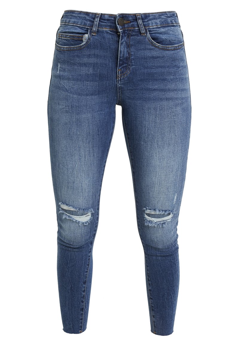 Noisy May Petite Jeans Skinny Fit - blue denim