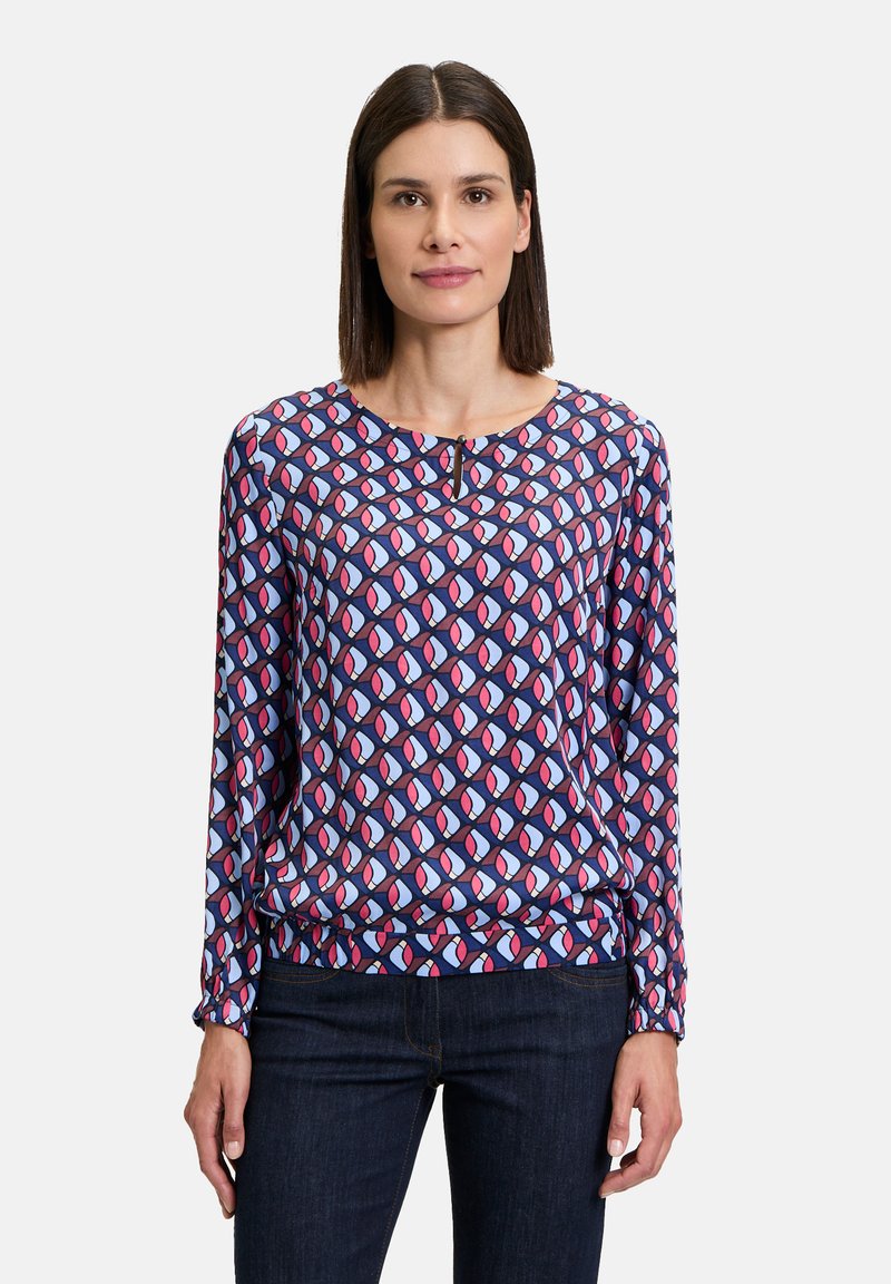 Betty Barclay MIT MUSTER - Blouse - blau blau