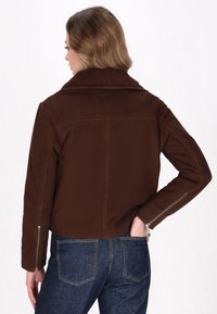 DreiMaster Leren jas - chocolate