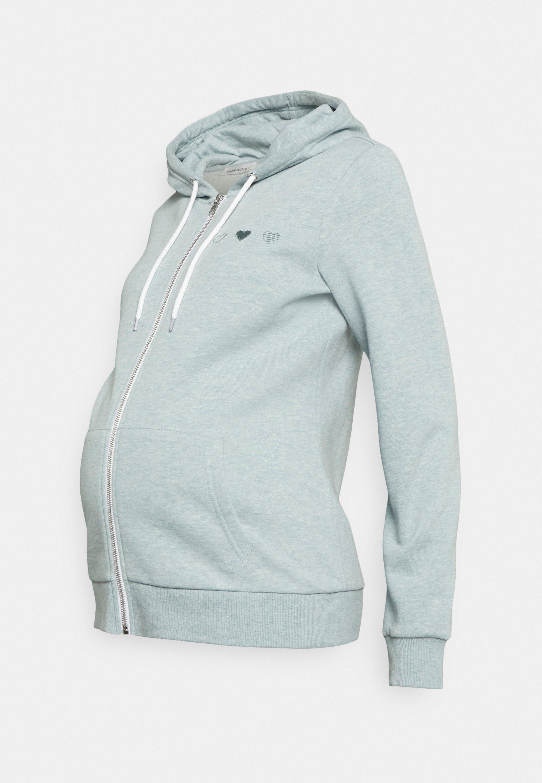 Even\u0026Odd Maternity Zip-up sweatshirt 