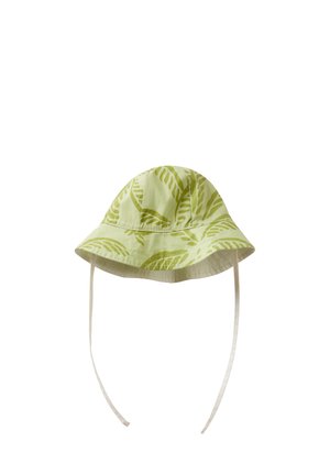 REVERSIBLE WITH TROPICAL PRINT - Hut - green