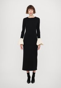 hawthorne maxi dress black ivory STAUD HAWTHORNE MAXI DRESS - Occasion wear - black/ivory/black