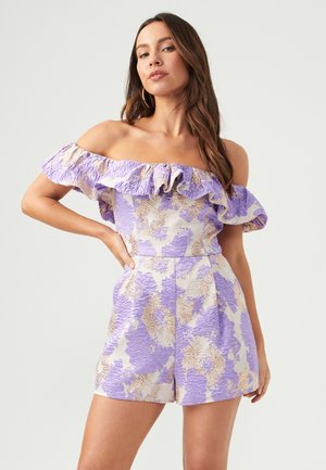 EDEN PLAYSUIT - Kombinezon - lilac jacquard
