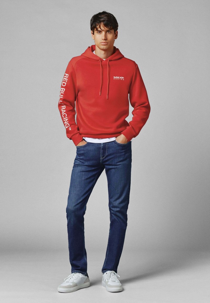 Felpa Con Cappuccio Vintage Industries Redstone - Uomo, Rosso, Taglia S - 5