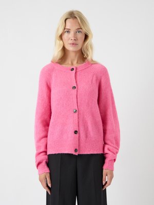 YAS YASJOHI WOOL - Cardigan - begonia pink