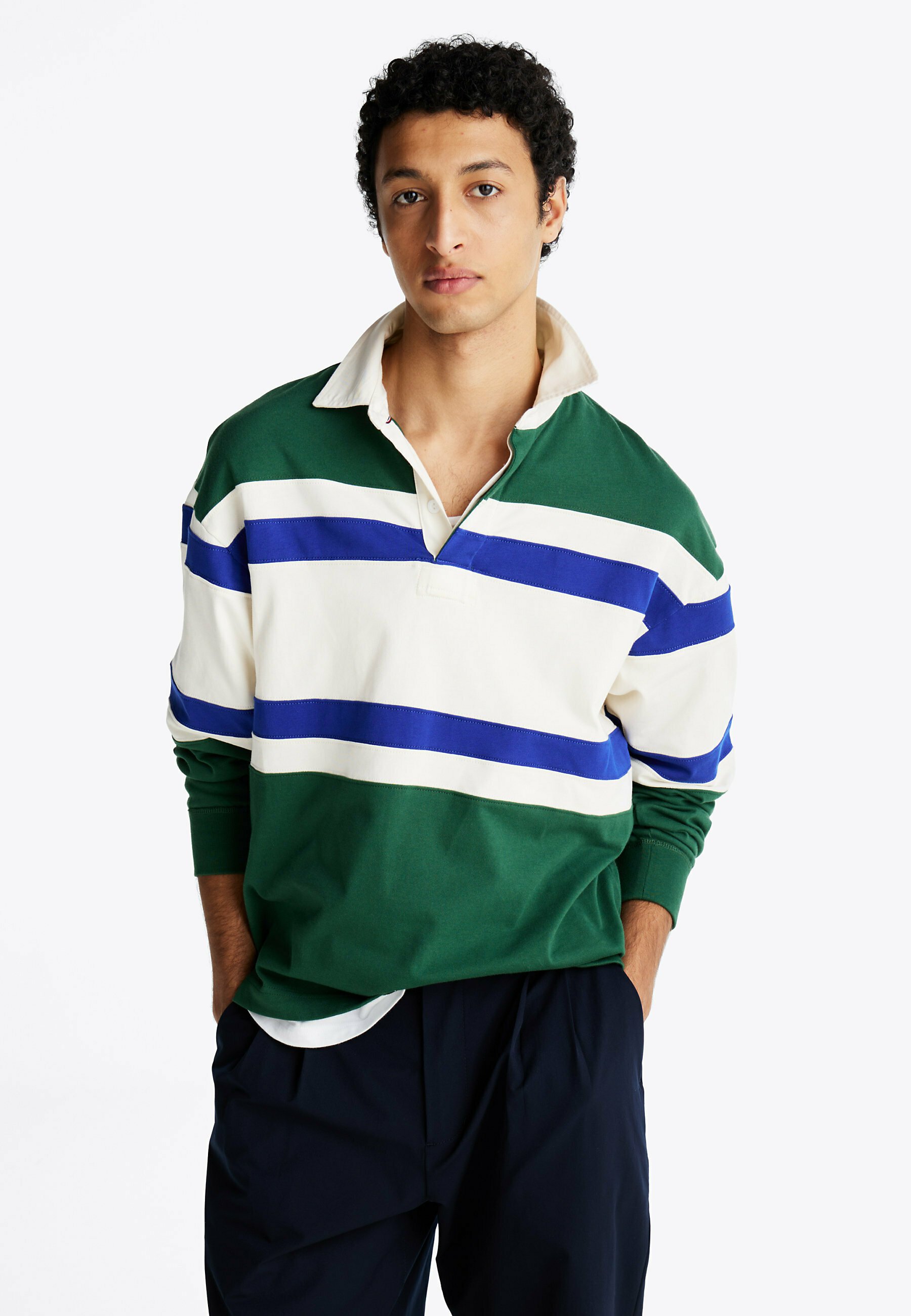 Tommy Hilfiger RUGBY - Bluzka z d?ugim r?kawem/niebieski - Zalando.pl