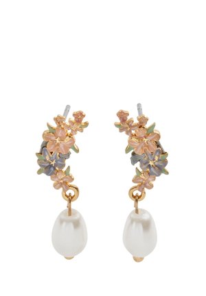 HIBISCUS & PEARL  - Oorbellen - gold-coloured