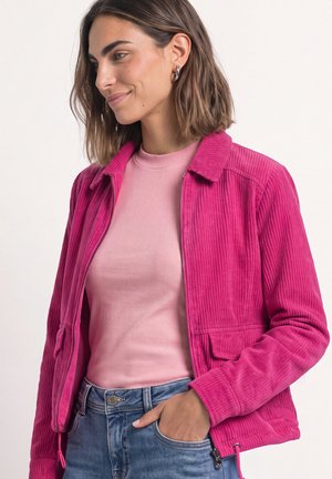 Street One, CORDJACKE MIT HEMDKRAGEN UND ZIPPER - Veste mi-saison - magenta dream