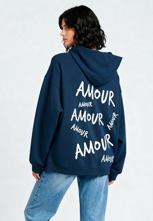 Sweat à capuche - dark blue