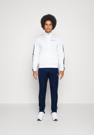 TRACKSUIT SET - Träningsset - white/dark blue