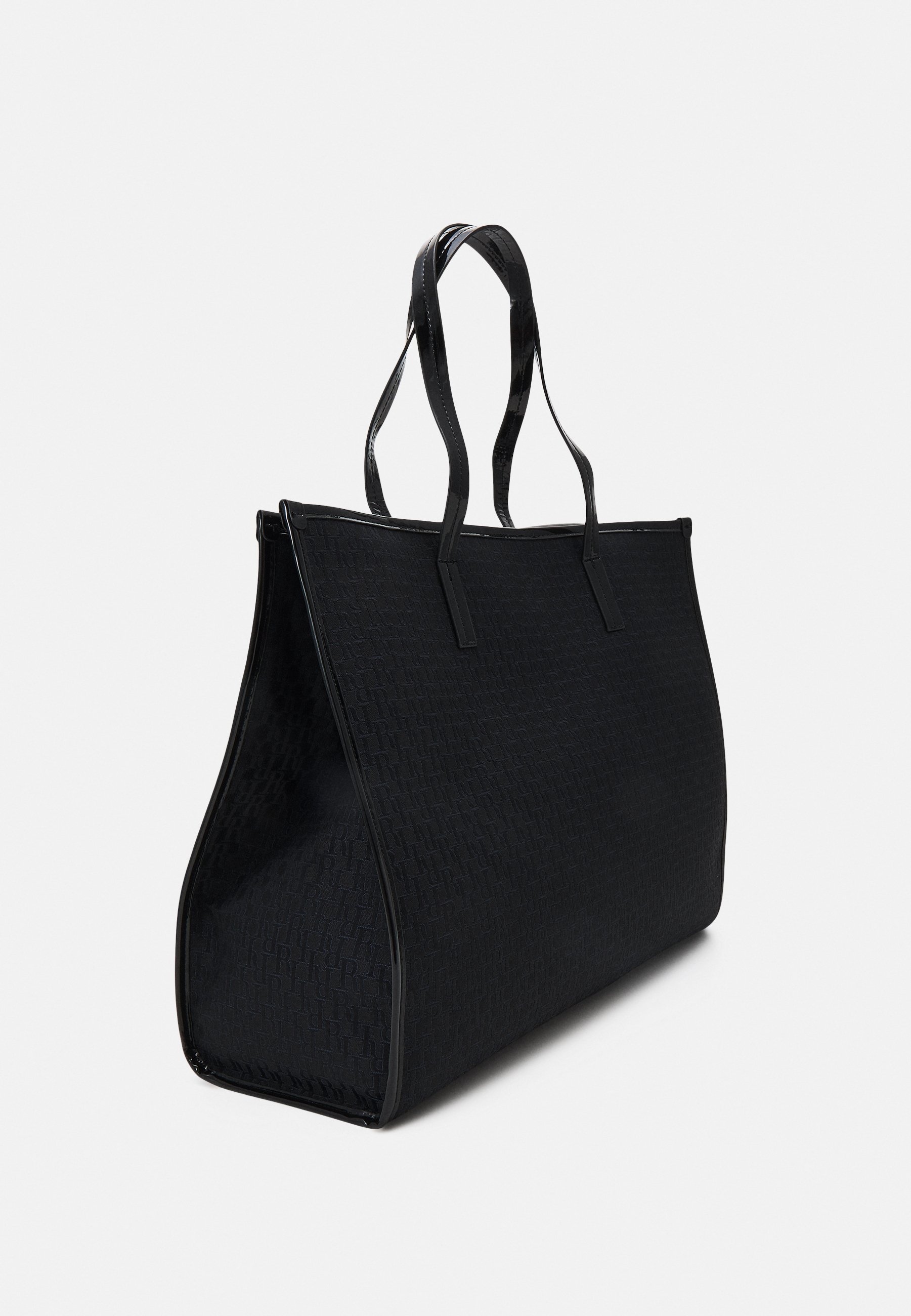 black square tote bag