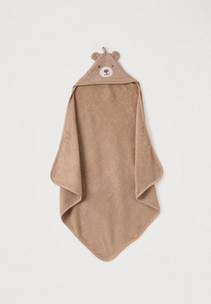 TOWEL HOOD UNISEX - Prosop de baie - beige