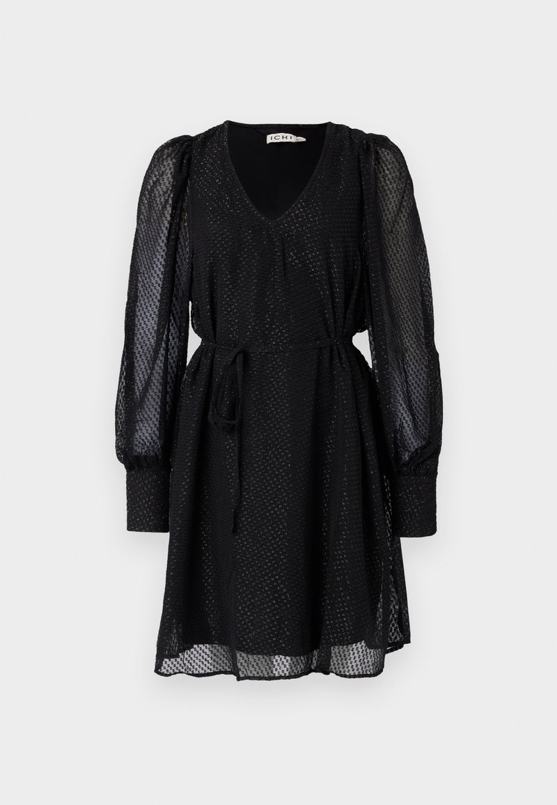 Ichi Cocktailjurk zwart Ichi Cocktailjurk zwart