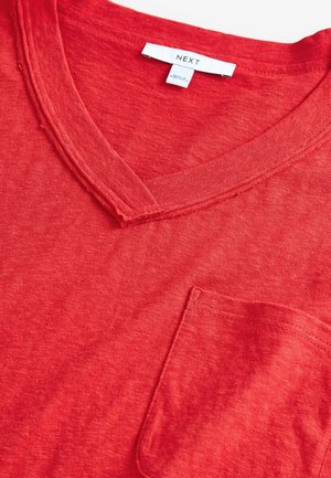 Next SHORT SLEEVE - Lihtne T-särk - red