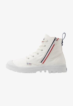 VEGAN PAMPA FRENCH OUTZIP - Bottines à lacets - star white