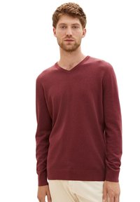 TOM TAILOR Strickpullover - bordeaux