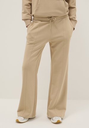 OVS, REGULAR FIT JOGGER TROUSERS - Pantaloni sportivi - beige marl