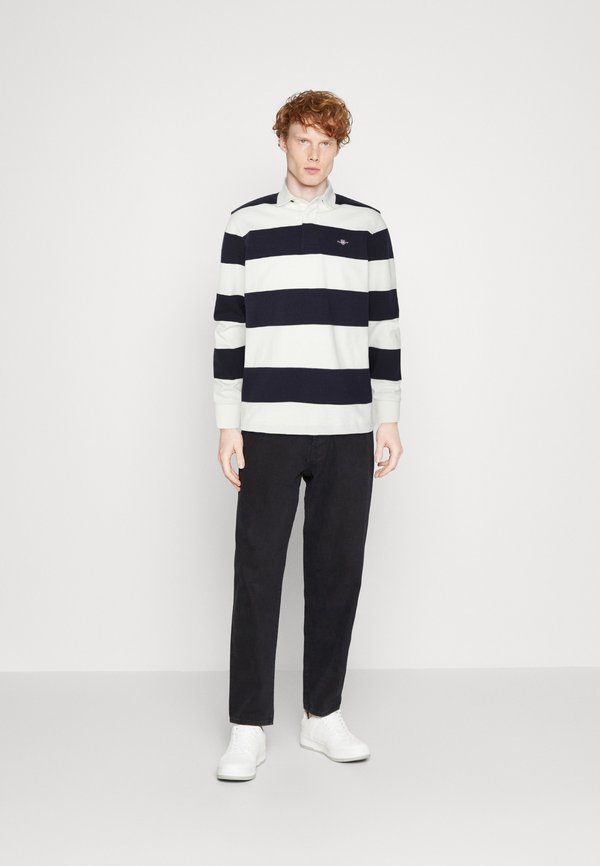 REG SHIELD BARSTRIPE HEAVY RUGGER - Long sleeved top - eggshell4