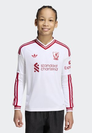 adidas Originals, LIVERPOOL FC 26/27 AWAY JERSEY KIDS LONGSLEEVE UNISEX - Klub merchandise - white