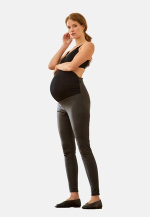 OVERBUMP MATERNITY - Leggings - black