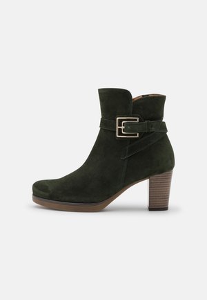 Stiefelette - dark green