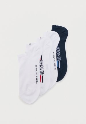 MEN LOGO STRIPE 4 PACK - Ponožky - white/navy