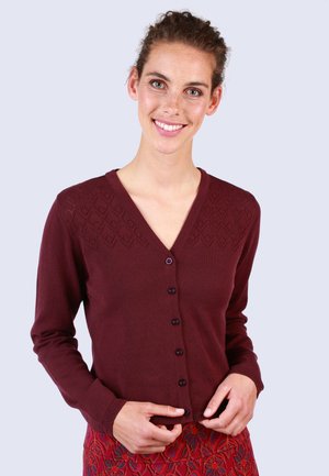 Lykka du Nord VALEA - Cardigan - dark grape
