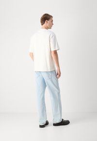 Calvin Klein Jeans HEAVY RELAXED TEE - Základné tričko - ivory