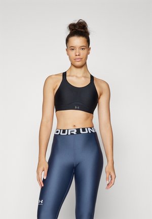 Under Armour HIGH STRAPPY - High support sports bra - black