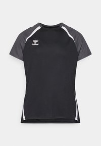LEAD 2.0 - Sports T-shirt - black/asphalt