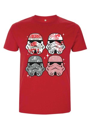 STAR WARS: CLASSIC CANDY TROOPERS - Print T-shirt - red