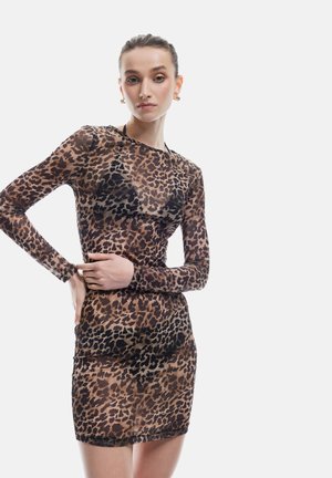 LEOPARD PRINTED  - Ranta-asusteet - brown