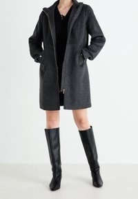 Vero Moda Cappotto classico - mottled dark grey