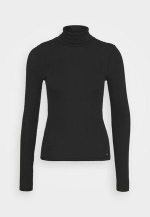 SLIM TURTLE - Long sleeved top - black