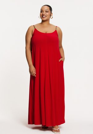 YOEK SLEEVELESS - Maxi dress - rot