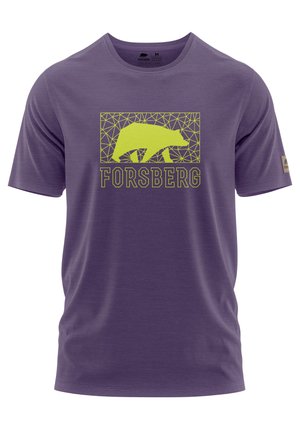 T-shirt print - purple