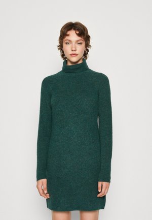 Pieces PCELLEN HIGH NECK - Jumper dress - trekking green