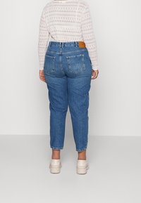ONLY Curve Vaqueros rectos - dark-blue denim