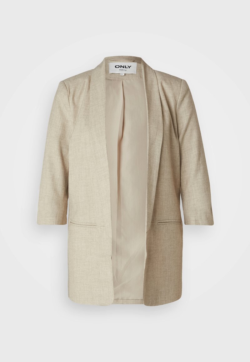 ONLY ONLELLY 3/4 LIFE - Kurzmantel - white pepper melange/beige 