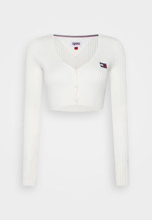 BADGE CARDI - Cardigan - ancient white