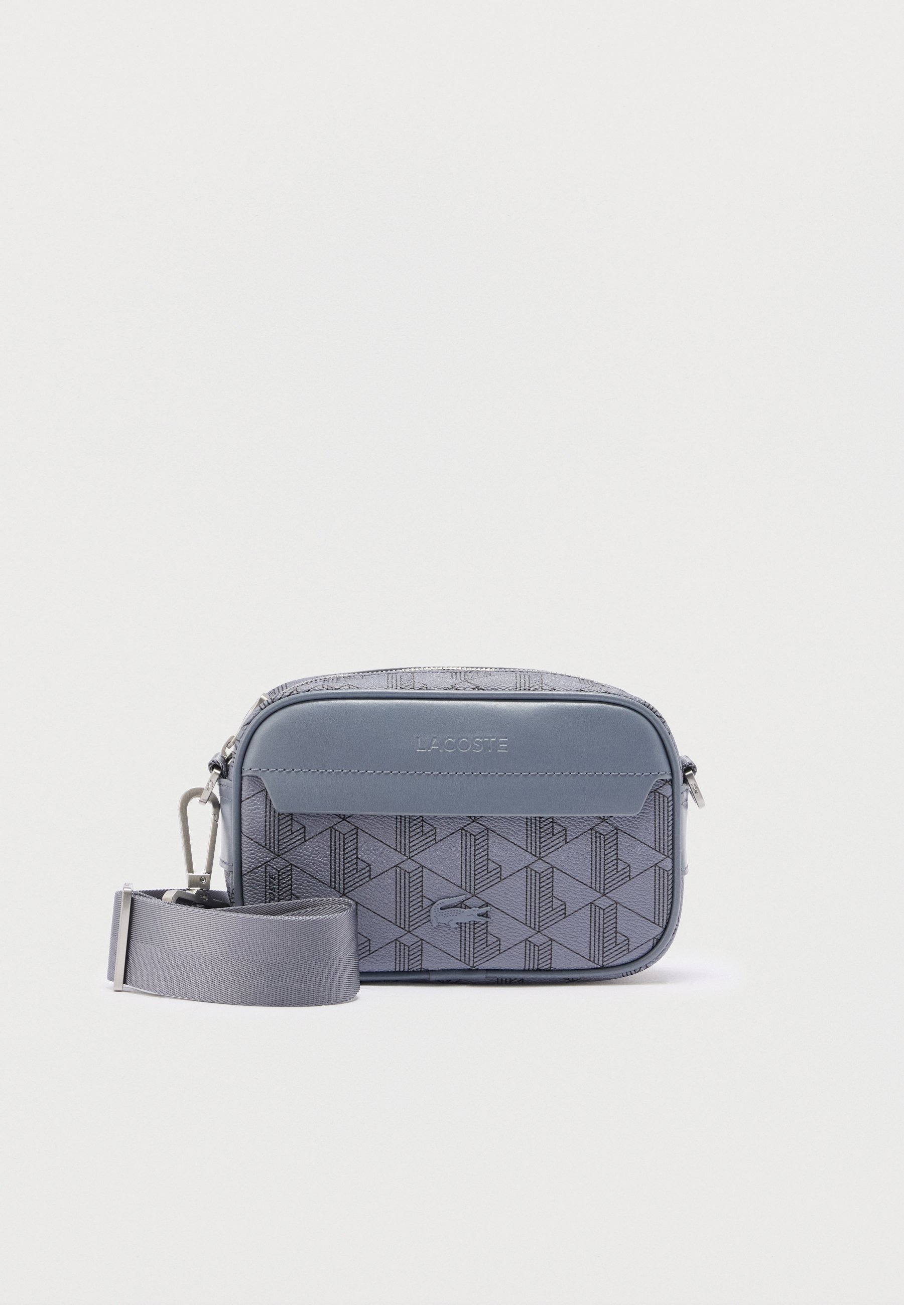 Lacoste REPORTER - Cross body bag - grey/blue - Zalando.co.uk