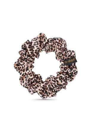 GUMKA DO WŁOSÓW Z JEDWABIU -      LEOPARD - Hair styling accessory - leopard