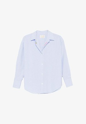 MC2 Saint Barth, CAMICIA CRISTAL SEERSUCKER STRIPES M'AMA CELESTE - Chemisier - azzurro